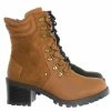 Fabulous New Please59 Block Heel Military Combat Bootie - Women Ankle Boots