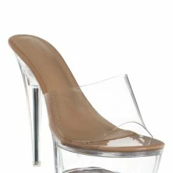Liliana Mafia4 Clear Perspex High Heel Platform - Women Dance Shoes