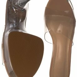 Liliana Mafia4 Clear Perspex High Heel Platform - Women Dance Shoes