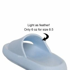 Forever Link Meek02 Lightweight Pillow Slide, Womens Flat Sandal