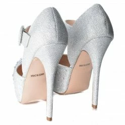 Kinko7 By De Blossom, Dress Rhinestone Studded Pointed Toe Mary Jane Platform Pump Heels