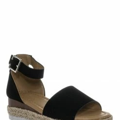 Bamboo Sensational6 Jute Braid Espadrille Flatform - Women Ankle Strap Platform Sandal New