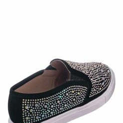 Forever Link Design08K Children Rhinestone Crystal Slip On Sneaker - Kids Girl Sporty Loafer New