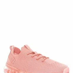 Forever Link Flow19 Stretch Elastic Mesh Sneaker - Festival Lace Up Rubber Air Bubble Cushion