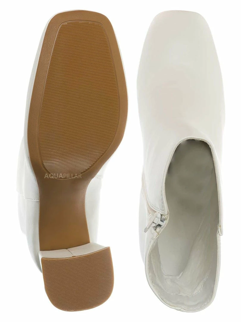 Bamboo Article01 Block Heel Dress Boot - Women Ankle Bootie New