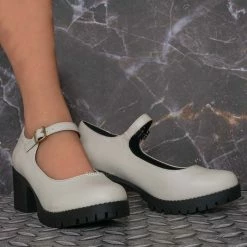 Soda Boxer Chunky Heel Mary Jane Pump - Women Dress Shoes New