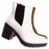 Fabulous New Status51 Vintage Block Heel Elastic Chelsea Ankle Bootie