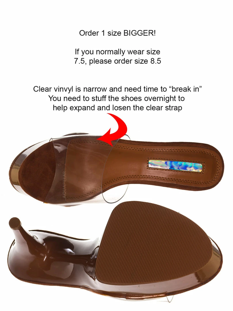 Liliana Mafia4 Clear Perspex High Heel Platform - Women Dance Shoes