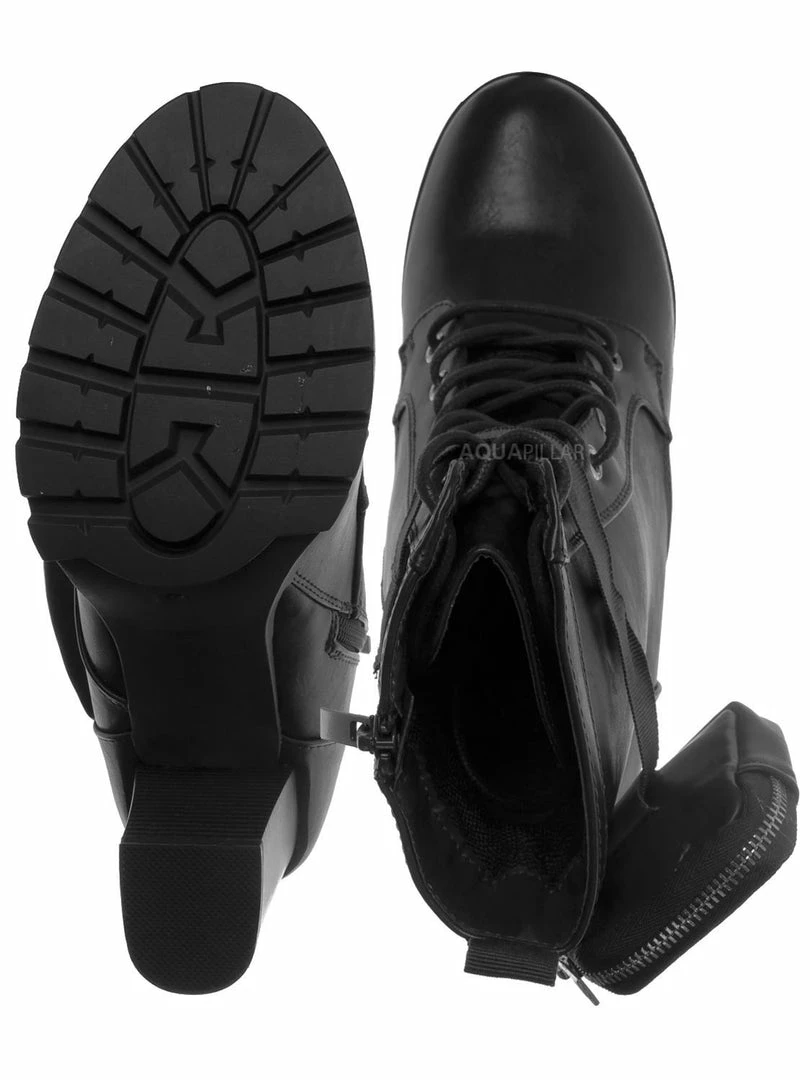 Forever Link New Match18 Fashion Combat Bootie W Pocket Pouch - Women Heel Ankle Boot