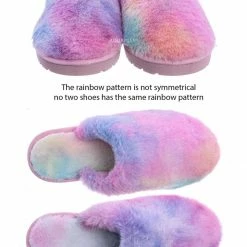 Bamboo Snuggle07 Furry Flatbed Slipper Mule - Mukluk Winter Slip On For Men & Women
