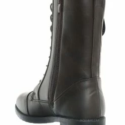 Forever Link New Mountain84 Combat Boots W Side Pocket - Men Women Lace Up Shoes