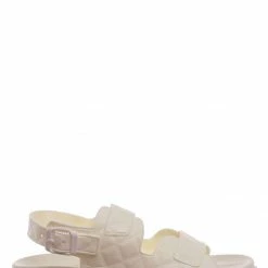 Bamboo Peach02 Molded Footbed Quilted Sandal - Womens Comfort Foam Jelly Padded Shoes New