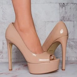 Anne Michelle New Knockout08 Ultra High Platform Stiletto Pump, Women Statement Runway Shoes