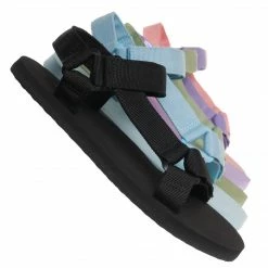 Wild Diva Heart01 Hook Loop Sport Sandal, Women Lighweight EVA Foam Shoes