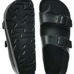 Bamboo Glee01 Lightweight Two Strap Molded Footbed -Flexible EVA Jelly Slide In Sandal