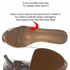 Liliana Mafia4 Clear Perspex High Heel Platform - Women Dance Shoes