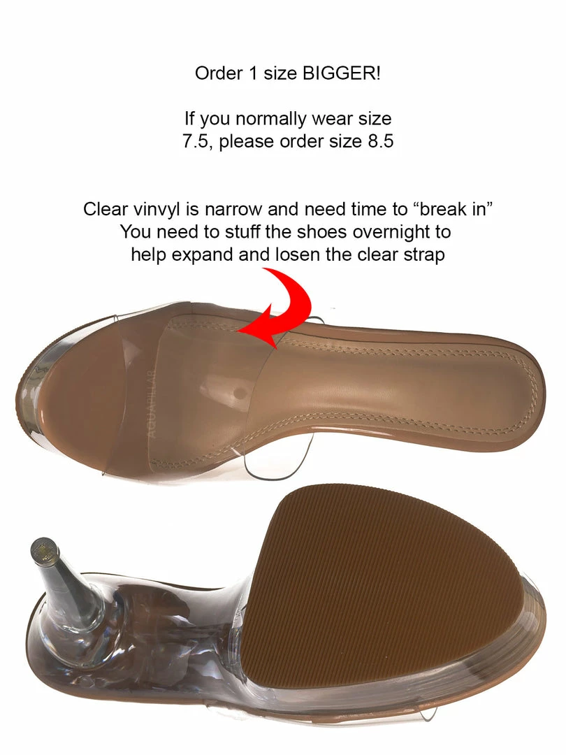 Liliana Mafia4 Clear Perspex High Heel Platform - Women Dance Shoes