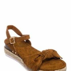 Forever Link New Sensational32K Girls Espadrille Flatform Sandal - Children Thread White Platform