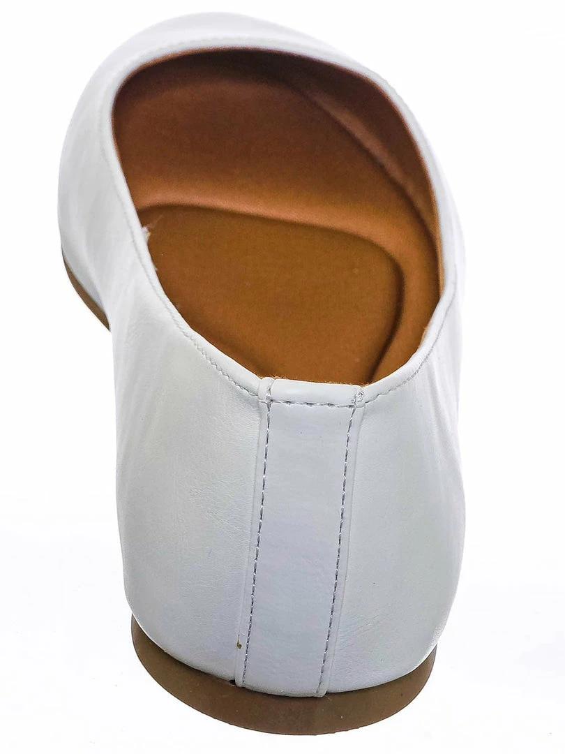 Soda Kreme Foam Padded Round Toe Ballet Flat - Womens Ballerina Loafer Shoes New