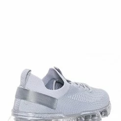 Forever Link Flow19 Stretch Elastic Mesh Sneaker - Festival Lace Up Rubber Air Bubble Cushion