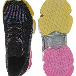 Forever Link New Flow20K Kids Multi Color Sneaker On Lucite Jelly Outsole