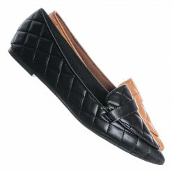Bamboo New Justify80 Pointed Toe Quilted Loafer - Comfortable Ballet Padded Flat Shoes