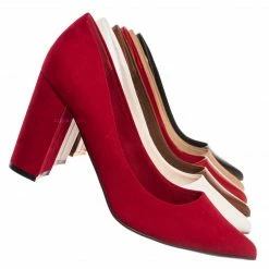 Bamboo Bellflower70 Block Heel Pointed Toe Dress Pump - Women Office Shoes New