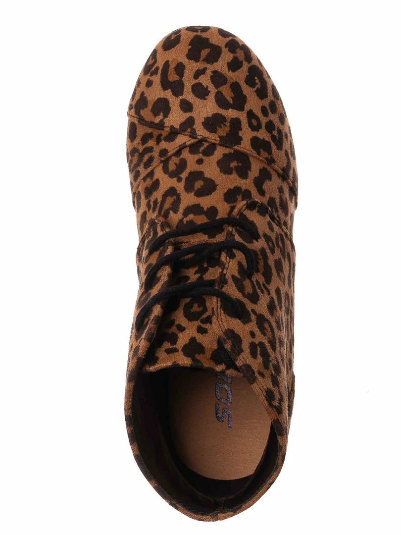 Soda RexIIS Girls Lace Up Wedge Bootie - Kids Shoes