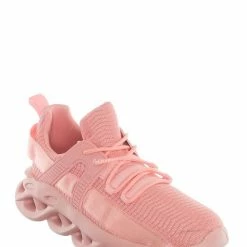 La Shailah Brave12 Chunky Elastic Mesh Sneaker - Unisex Sculpted Outsole Shoes