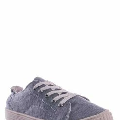 La Shailah Continue10 Thick Rubber Sole Sneaker -Unisex Lace Up Plain Loafer W Raw Trimming New