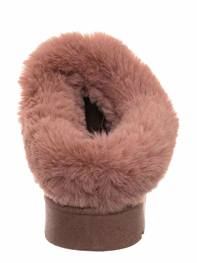 Bamboo Frozen31 Faux Fur Moccasin Slipper - Winter Fluffy Cozy Bootie New