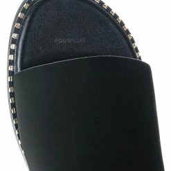 Bonnibel Micah Punk Rock Metal Stud Welt Slide - Women Hardware Slipper Flat Sandals