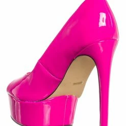 Anne Michelle New Knockout08 Ultra High Platform Stiletto Pump, Women Statement Runway Shoes