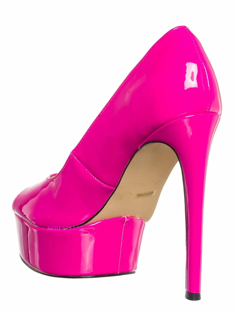 Anne Michelle New Knockout08 Ultra High Platform Stiletto Pump, Women Statement Runway Shoes