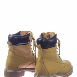 Forever Link New Broadway3 Military Fashion Combat Boots - Lace Up Threaded Lug Sole Ankle Bootie