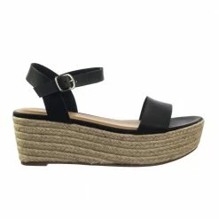 Soda Picosa Espadrille Wrap Flatform Sandal - Womens Flat Platform
