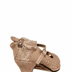 Little Angel Tasha004E Girl Rhinestone Crystal Mary Jane Pump - Kids Block Heel Dress Shoes New