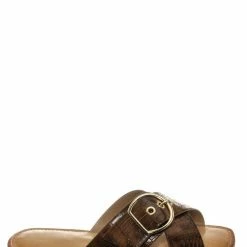 Soda Oregan Vintage Croco Slide In Slipper - Women Slipper Cross Strap Sandal New