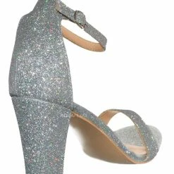 Forever Link Rise7 Glitter Block Heel Sandal - Women Dance Shoes