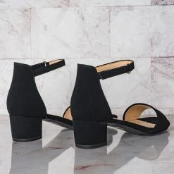 Soda Kick2 Girls High Heel Ankle Strap Sandal, Kids Block Heels Dress Shoes New