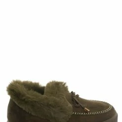 Bamboo Cozette20 Furry Mocassin Bootie Slipper - Women Fluffy Platform Shoes New