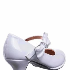 Aquapillar Tasha685E Kids Block Heel Mary Jane Pump - Little Girl Wedding Party Dress Shoes New