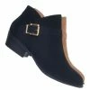 Aquapillar Gary10 Low Block Heel Ankle Bootie, Women Country Dress Boots New