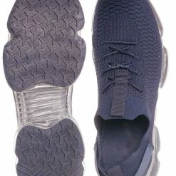 Forever Link Flow19 Stretch Elastic Mesh Sneaker - Festival Lace Up Rubber Air Bubble Cushion