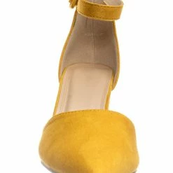 Forever Link Nataly01 Low Block Heel D'Orsay Pump - Pointed Toe Two Piece Office Dress Shoes New