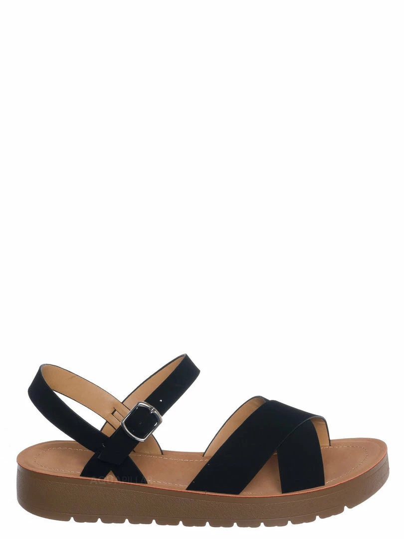 Soda New Chester Soft Foam Flat Sandal - Women Two Piece Molded Summer Shoes