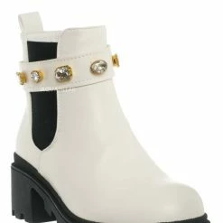 Forever Link Pacific08K Children's Rhinestone Jewel Chelsea Boots - Girl Ankle Bootie