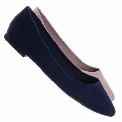 CityClassified Hold Pointed Toe Foam Padded Ballet Flat - Wide Width Women Comfort Loafers