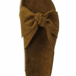 Forever Link Berk24 Molded Footbed Slipper Sandal - Women Comfort Contour Cork Slip On Shoes