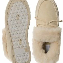 Bamboo Cozette20 Furry Mocassin Bootie Slipper - Women Fluffy Platform Shoes New